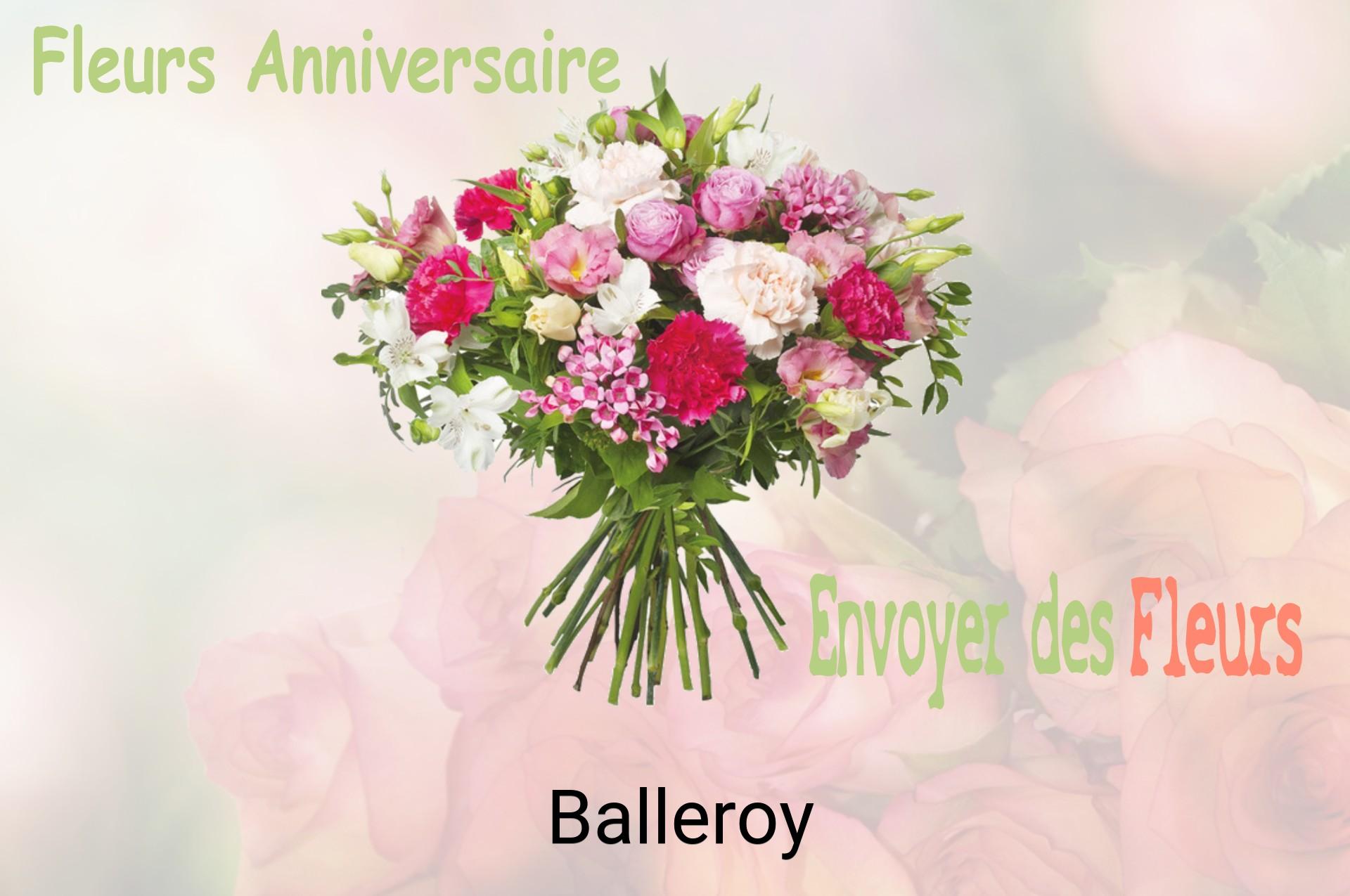 Bouquet de fleurs d’anniversaire livré à Balleroy