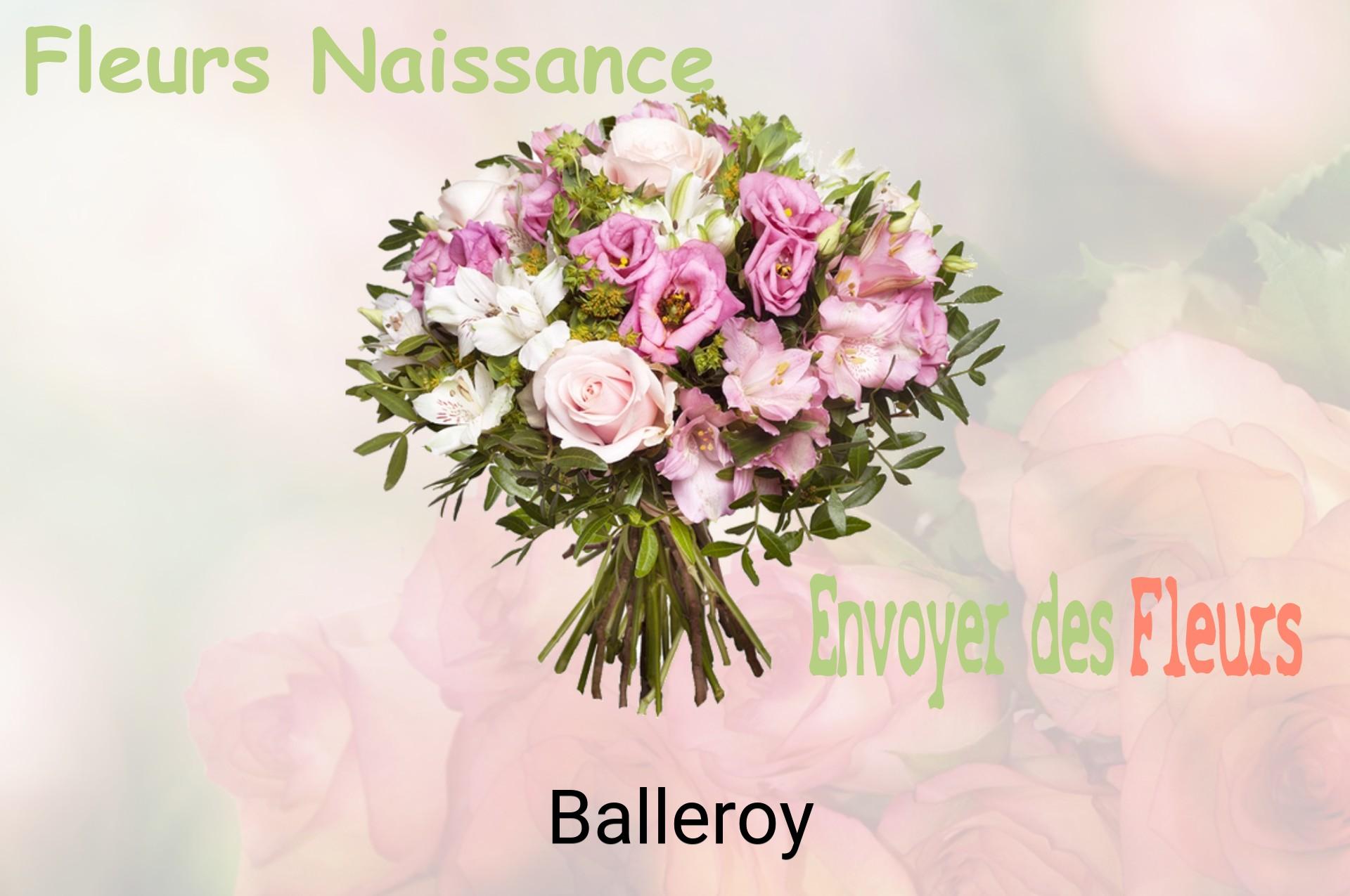 Bouquet de fleurs de naissance livré à Balleroy